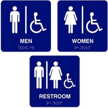 Bathroom Signs - Men Women Unisex and Family Bathroom Signs Bathroom Signs - Men Women Unisex and Family Bathroom Signs