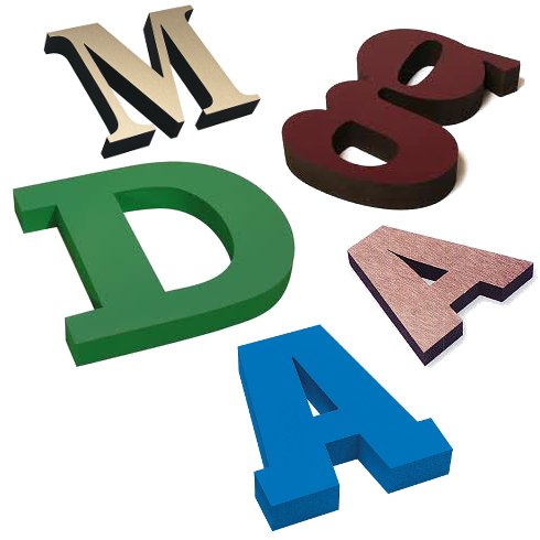 Rigid Foam Sign Letters - Individual Foam Letters, Gatorfoam Rigid Foam Sign Letters - Individual Foam Letters, Gatorfoam