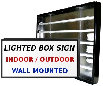 Lighted Company Sign - Outdoor Business Sign - Backlit Vinyl Lighted Company Sign - Outdoor Business Sign - Backlit Vinyl